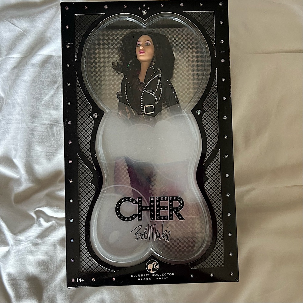CHER Bob Mackie 2007 Barbie Doll Black Label 
Never Removed From Box